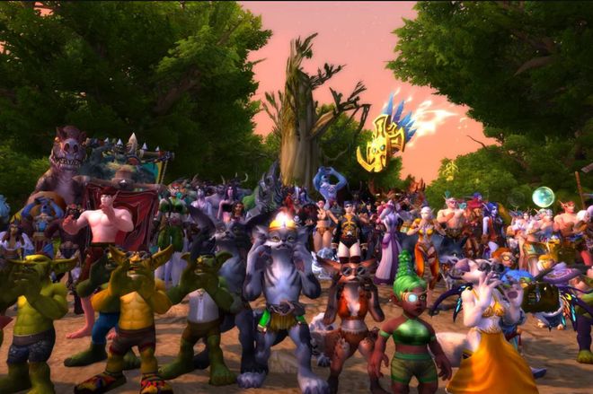 外服举办《魔兽世界》荆棘谷篝火派对，超过300名玩家参加