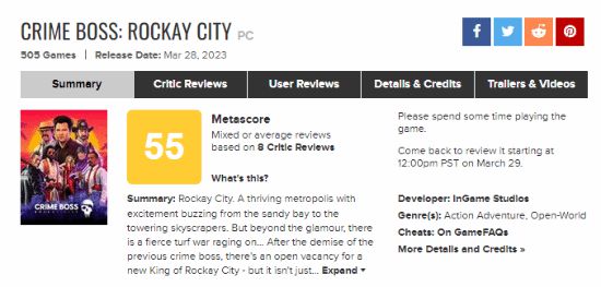 《法外枭雄：滚石城》M站55分：一部廉价的B级片